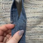 J. McLaughlin Therese Jacket Small Blue Heathered Tweed Blazer Chambray NWT $298 Photo 7