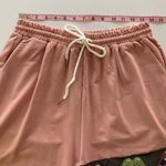 Via Penny Lane Reworked Apparel | The Rolling Stones Pink Graphic Shorts Large Photo 1