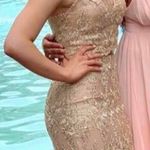 Gold Prom / Formal Dress Size 4 Photo 1