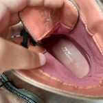 Charles Albert Blush Pink Velvet Combat Boots Photo 4