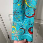 LuLaRoe EUC women’s blue colored print tummy control soft stretch leggings Photo 2