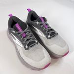 Brooks Cascadia 17 Trail Running Shoes Women's 8.5B Gray Purple Trail Sneakers Photo 1
