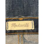 Madewell  9" High Rise Skinny Distressed Jeans Denim Frayed Hem Patch Size 24 Photo 5