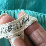 Rebellion  Belted Strapless Tiered Ruffle Stretch Waist Eyelet Trim Dress Size 1X Photo 8