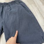 Brandy Melville Shorts sweat 10" inseam womens Navy Blue (one size) baggy lounge Photo 7