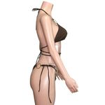 ADORA SWIM Rome Top & Maiori Bottom, Brown, Medium Brown Photo 7
