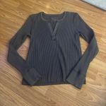 Aerie  Ribbed Long Sleeve Top Size Large Photo 1