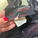 Vintage Black Lace Rhinestone Embellished Mermaid Style Strapless Formal Dress Size 10 Photo 11