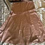 Satin Long Skirt High Waisted Size L Photo 0