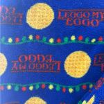 Unisex Kellog's Leggo My Eggo Thick Fleece Pajama Bottoms Pants Blue Size Small Photo 8