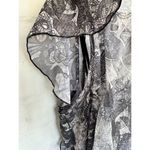 Eyelash Couture L Black White Gray Floral‎ Print Mini Dress Size L Photo 2