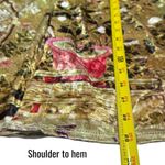 Chico's NWOT Chico’s Velour Button Down Oriental Floral Whimsical Feminine Ethereal XL Photo 9