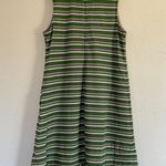 Hutch  Green Striped Sleeveless Mini Dress Size Large Casual Photo 3