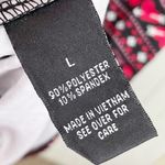 Dress Works Black Pink Red Valentine's Day Print Stretch Knit Dress Size Large Photo 5