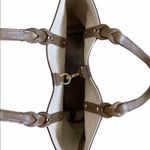 Gucci Diamanté Brown Canvas Leather Mini Tote & Pouch Photo 2