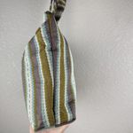 Maruca Womens Striped Tapestry Fabric Shoulder Tote Bag Purse Outside Pockets Photo 2