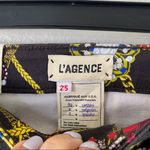 L'Agence L’Agence Margot High Rise Skinny Jeans Jewel Print Coated 25 Photo 3