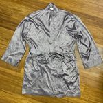 Victoria's Secret Y2K  Womens One Size Robe Purple Gray Silky Satin Kimono‎ Wrap Photo 0