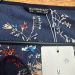 Bloomchic  navy flutter sleeve blouse with floral print size 12 SEE DESCRIPTION Photo 8