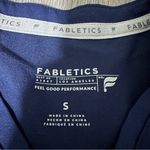 Fabletics Method 2-Pocket Scrub Top in Navy Blue Size S Photo 7