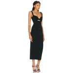 Roland Mouret Knit Midi Dress in Black XSmall New Womens Bodycon Size XS Photo 2
