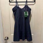 Halara NWT  Navy Blue athletic Sleeveless Dress. Easy peasy. Pocket size S Photo 6