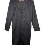 Vintage Harve Benard Bernard Holtzman Pinstripe Button Blazer Dress Size 10 NWT Black Photo 0