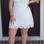 White Lace Dress Size XL Photo 0