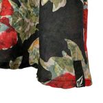 Volcom Vintage Y2K ‎ Two Faced Ruffle Skirt S Made In USA Logo Floral Boho Grunge Photo 1