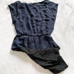 Alice + Olivia Employed Silk Peplum Dress Photo 1