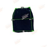 Marion Digney New York Black Velvet Skirt Business Career Party Fitted Size M Photo 3