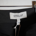 Derek Lam NEW  10 Crosby Van Zip Cuff Cropped Ponte Stretch Black Pants 4 Photo 1
