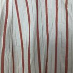 ONIA  Spanish Red Marie Dress Red & Metallic Stipe NEW Photo 2