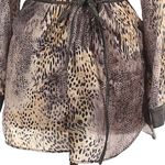 Alberto Makali  Animal print Long Sleeve Bl… Photo 6