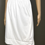 Vintage Sears Half Slip Medium Tall Fortel Modesty Panel White Pillow Tab 70s Photo 0