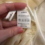 Belle Habiller Women’s Ivory Chiffon Blouse Layered‎ Hem Sheer Sleeve Top M/L Size M Photo 6