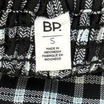 BP NWT by Nordstrom Mason Plaid Smocked Back Crop Top - Small Photo 3