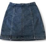 Free People Denim A Line Skirt Photo 0