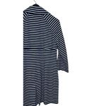 CAbi  Womens‎ Jacket Striped Maritime Trench Coat Navy White Stretch #5151 Medium Photo 7