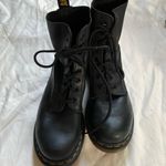 Dr. Martens Pascal Black Leather Combat Boots 1460 Airwair Lug Sole 8 Bikercore Photo 2