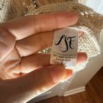 Love Shack Fancy Cream Ruffle Sweater in oatmeal wool size L Photo 6