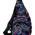 Vera Bradley Essential Small Sling Backpack Bag Haymarket Paisley Colorful NWOT Photo 0