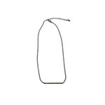 Silver bar necklace 8” simple and cute! Silver Photo 3