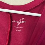 Alya Pink Red 3/4 Sleeve Short Flowy Dress Feminine Girly Dressy Event Party Photo 2