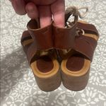 Sperry  Brown Leather Sandals with Rope Detail Photo 3