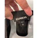 EXPRESS ‎ Gray Quilted Pullover Top XS Long Sleeve Round Neck Casual Photo 2