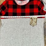 Acting Pro  Women’s Long Sleeve Plaid Sequin Pocket Shirt 1X Photo 6