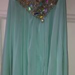 Terani Couture  Sky Blue Strapless Dress Photo 6