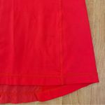 Lululemon  Push Ur Limits Tank Top Red Coral Gray Size 6 Criss Cross Back Passion Photo 7