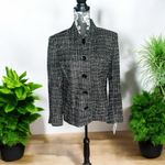 N Touch Tweed Blazer Suit Jacket Black Size 10 Photo 7